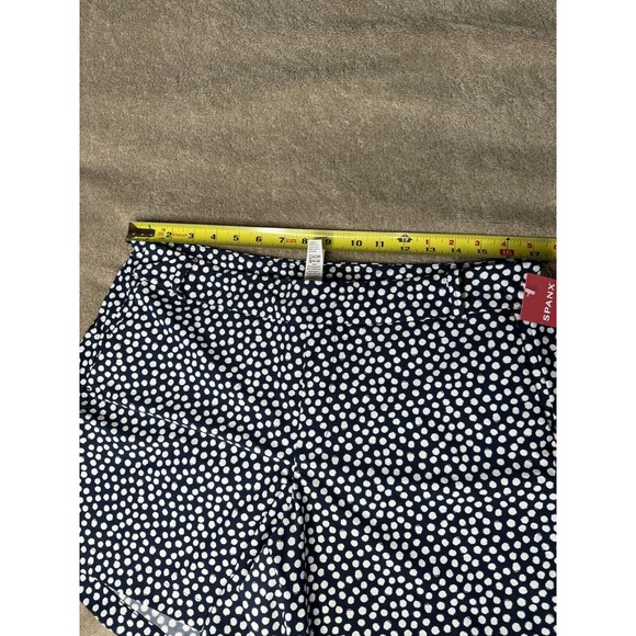 SPANX Sunshine Shorts 6" Navy Painted Dot Women's Size XL - Picture 8 of 14